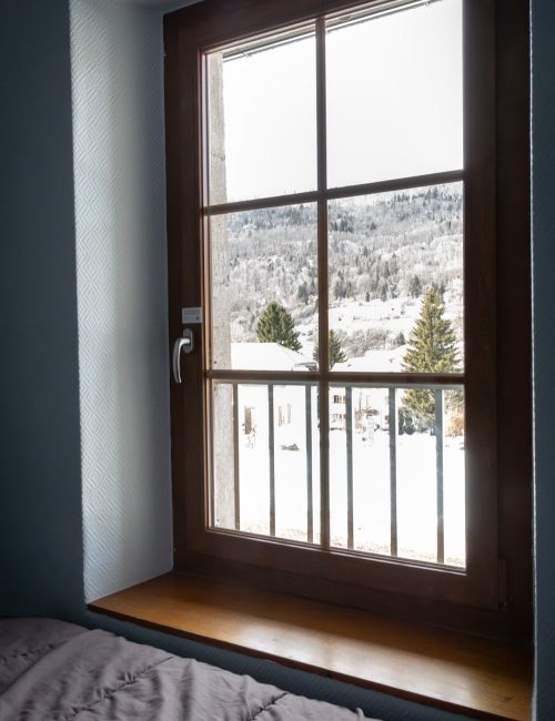 hébergement lélex le télémark chambre vue montagne9
